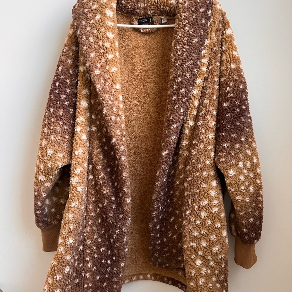 BumbleBella Sherpa Coat, Size M/L